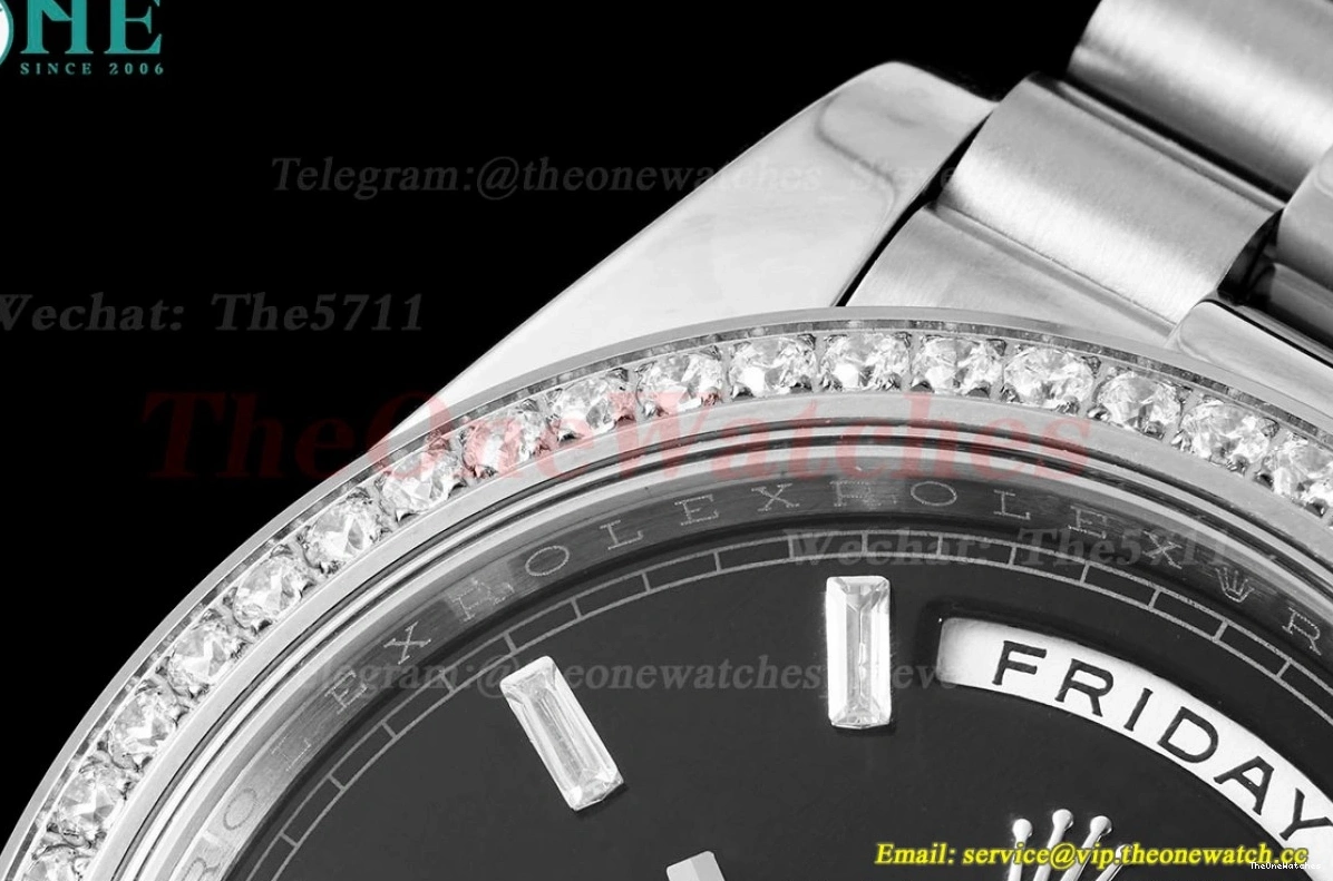 228349 DayDate SS GSF Dia SS Version) Heavy 40mm (Tungsten Silver A3255 Pres 0323